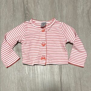 4/$20 Carters Striped Red and White Kids Shirt 6M